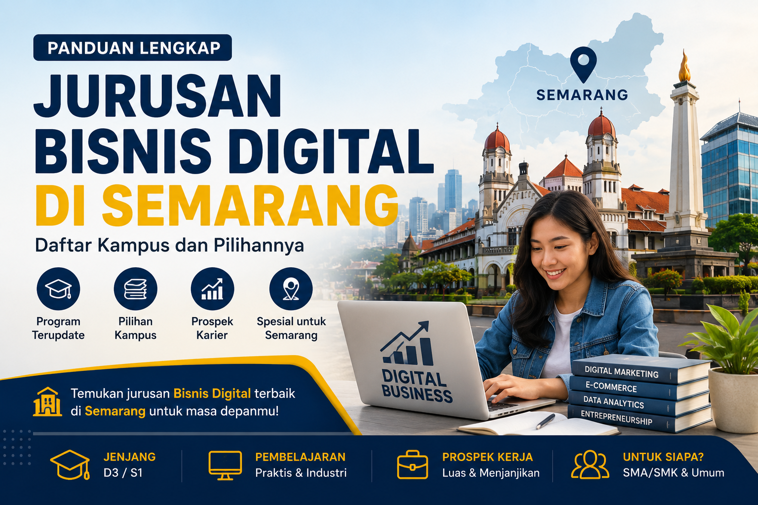 Jurusan Bisnis Digital Semarang: Daftar Kampus dan Pilihannya